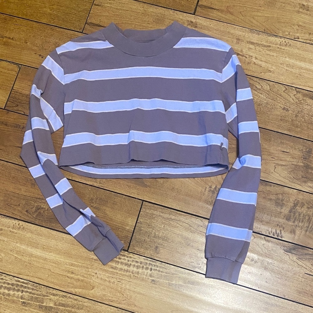 TNA Striped Crop Top - Picture 2 of 5